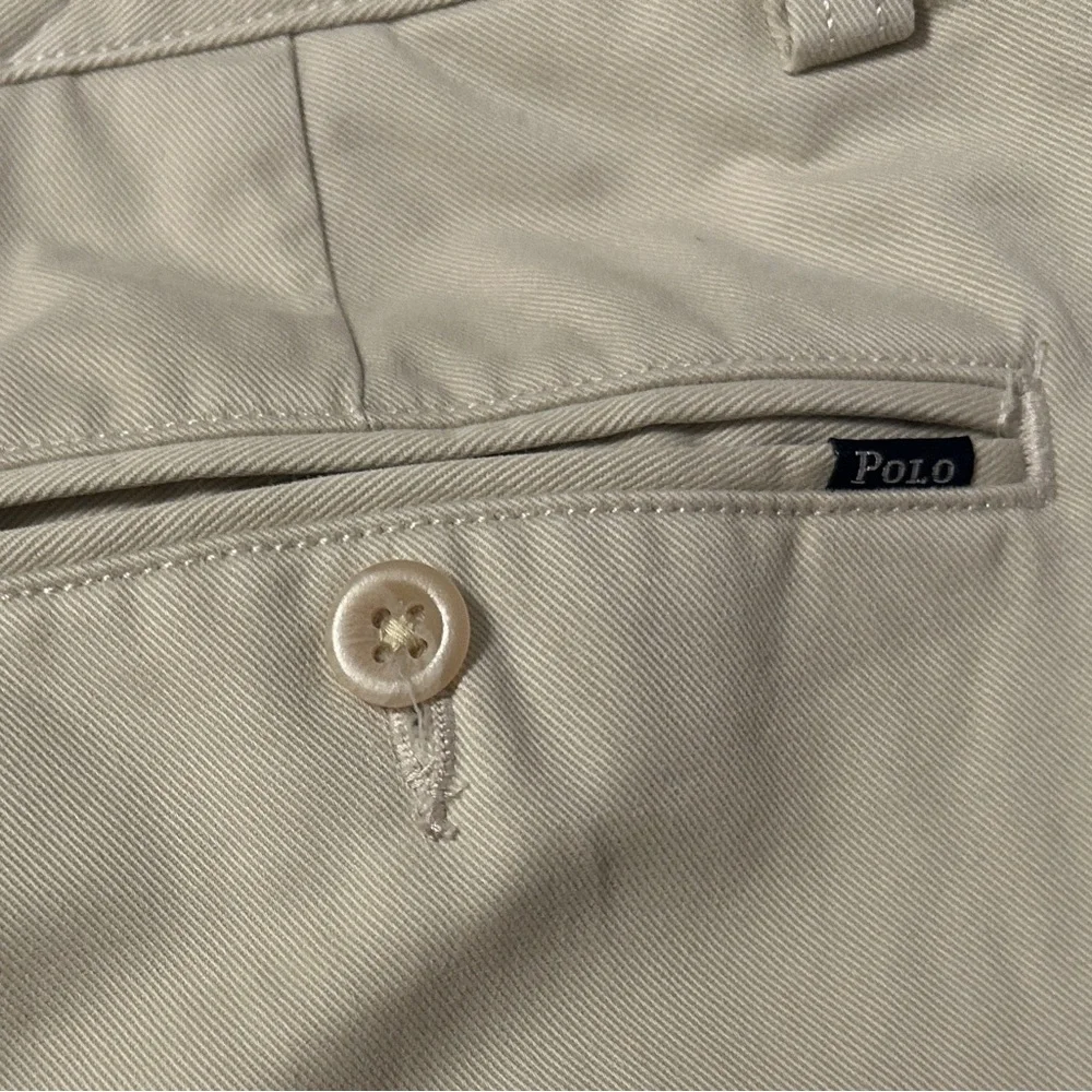 Ralph Lauren Polo Tan Classic Fit Pants Flat Front